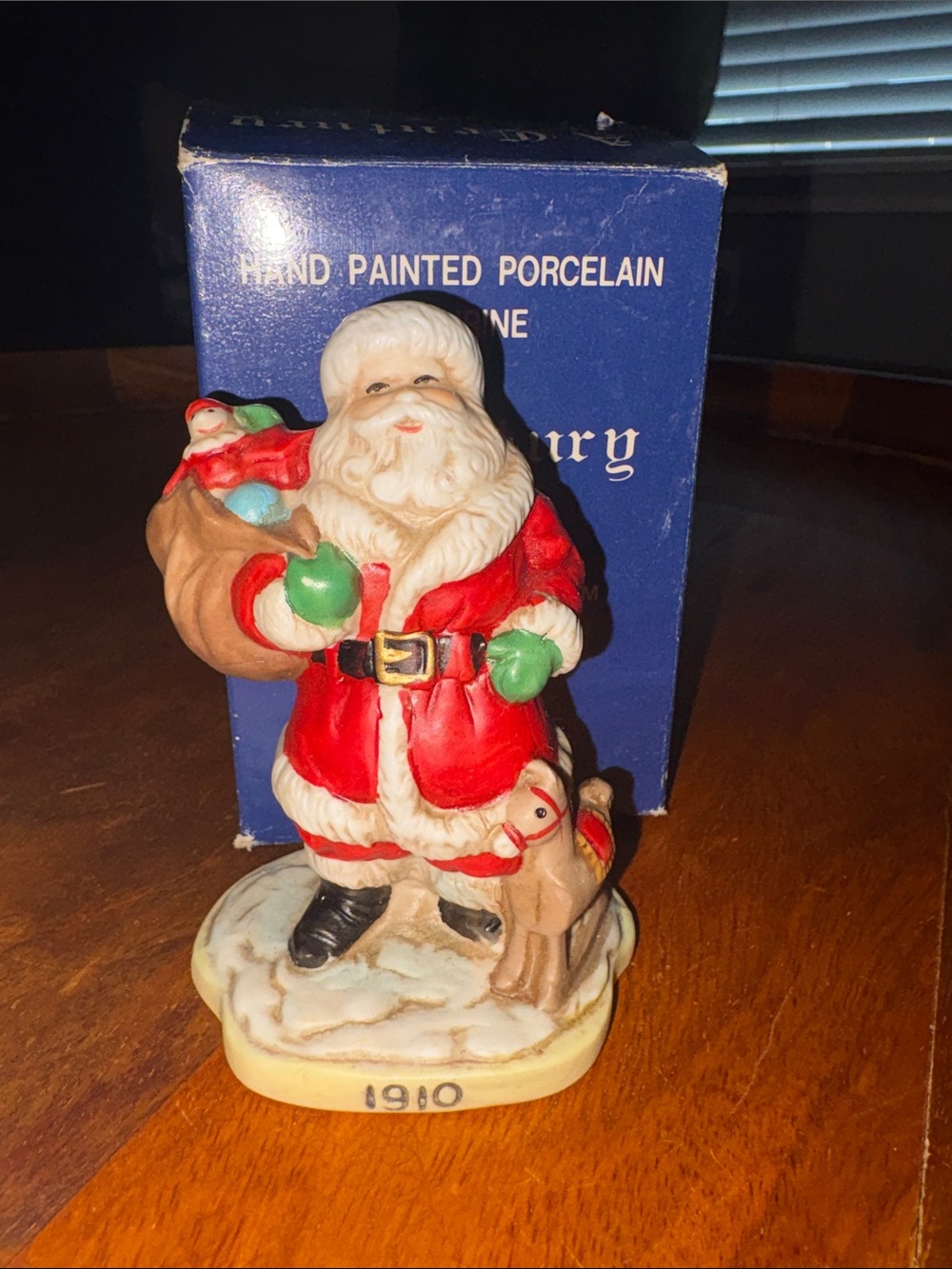 Vintage RSVP 1991 Santa Through The Years 1910 Porcelain Figurine Christmas